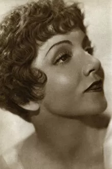 Claudette Colbert, French-American actress, 1933