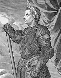 Claudius Prints: Claudius Caesar, Roman Emperor, (c1590-1629). Artist: Aegidius Sadeler II
