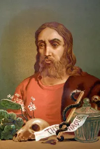 Claudius Galen (129-201). Greek doctor, chromolithograph, 1883 Claudius Galen (129-201). Greek doctor, chromolithograph, 1883