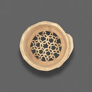 Asian Collection Prints: Clay filter with geometric design