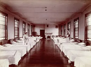 Employee Prints: Claybury Asylum, Woodford, Essex: a dormitory