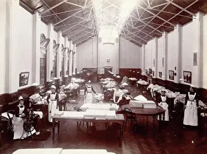 Employee Prints: Claybury Asylum, Woodford, Essex: a linen room