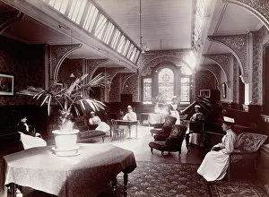 Employee Prints: Claybury Asylum, Woodford, Essex: a nurses day-room (?), (1893?)