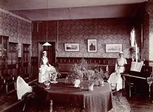 Employee Prints: Claybury Asylum, Woodford, Essex: a social room (?)