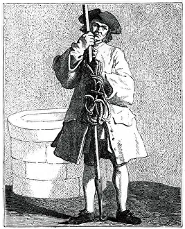 A Well Cleaner, 1737-1742. Artist: Bouchardon