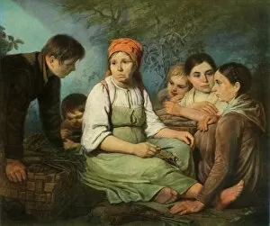 Alexey Collection: Cleaning the Sugar-beet, c1820, (1965). Creator: Aleksey Venetsianov