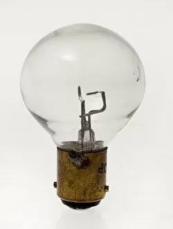 Automibilia Gallery: Clear headlamp bulb circa 1928. Creator: Unknown