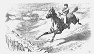 Discrimination Prints: Will He Clear It?, 1873. Artist: Joseph Swain