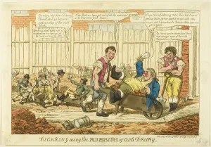 Rubbish Prints: Clearing Away the Rubbish, 1811. Creator: Charles Williams
