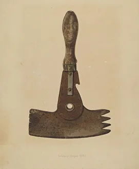 Materials Prints: Cleaver, 1939. Creator: Edward Unger