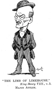 Bald Prints: Clement Atlee (1883-1967) British Labour statesman, 1932