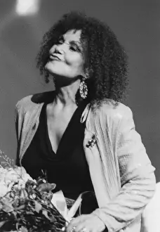 Laine Prints: Cleo Laine, Brecon Jazz Festival, 1995.. Creator: Brian Foskett