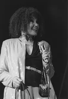 Laine Prints: Cleo Laine, Brecon Jazz Festival, 1995.. Creator: Brian Foskett