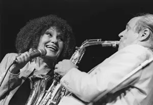 Husband Prints: Cleo Laine and John Dankworth, Brecon Jazz Festival, 1995. Creator: Brian Foskett