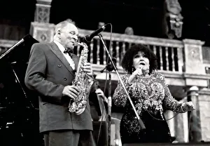 Laine Prints: Cleo Laine and John Dankworth, The Globe, London, 2000. Artist: Brian O Connor