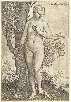 Cleopatra Prints: Cleopatra, 1524. Creator: Barthel Beham
