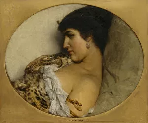 Relationship Gallery: Cleopatra, 1875. Artist: Alma-Tadema, Sir Lawrence (1836-1912)