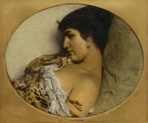Pre Raphaelites Gallery: Cleopatra, 1875. Artist: Alma-Tadema, Sir Lawrence (1836-1912)