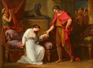 Relationship Prints: Cleopatra before Augustus, c1806. Creator: Kauffmann, Angelika (1741-1807)