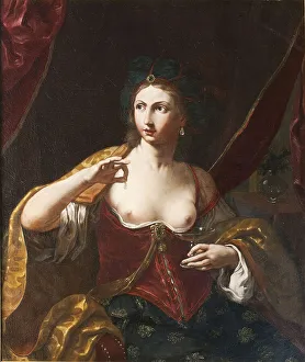 Cleopatra Prints: Cleopatra, ca 1664. Creator: Sirani, Elisabetta (1638-1665)
