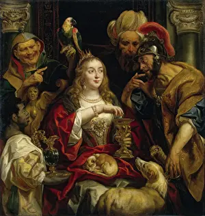 Celebrations Prints: Cleopatra's Feast, 1653. Creator: Jacob Jordaens I