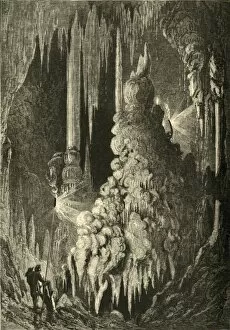 Harry Gallery: Cleopatras Needle and Anthonys Pillar, 1872. Creator: Harry Fenn