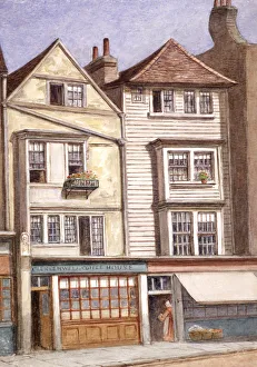 Coffee House Gallery: Clerkenwell Coffee House, Clerkenwell Green, Finsbury, London, 1871. Artist: JT Wilson
