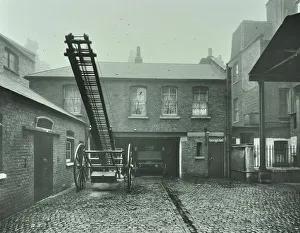 Fire Station Prints: Clerkenwell Fire Station, No 44 Rosebery Avenue, Finsbury, London, 1910