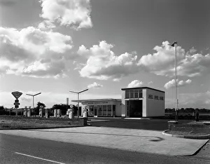 Brand Prints: Cleveland Petrol Station, Marr, South Yorkshire, 1963. Artist: Michael Walters