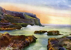 Northern Ireland Gallery: The Cliff, Castlerock, Londonderry, Northern Ireland, 1924-1926. Artist: MC Green