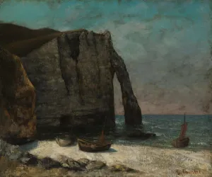 Imitator Of Prints: The Cliff at Etretat, after 1872