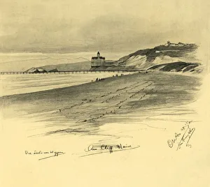 Yerba Buena Prints: Am Cliff House, 1898. Creator: Christian Wilhelm Allers