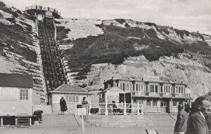 Lift Gallery: The cliff lift at Bournemouth, Dorset, early 20th century