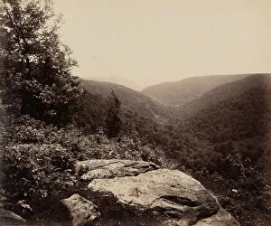 Mountainside Gallery: Cliff View, Summit of Alleghenies, c. 1895. Creator: William H Rau