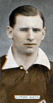 Clifford Bastin, Arsenal and English football international, 1935 Clifford Bastin, Arsenal and English football international, 1935