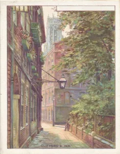 Cliffords Inn Gallery: Cliffords Inn, 1929