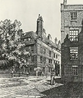 Inn Of Court Gallery: Cliffords Inn in the City of London, 1903, (1934). Creator: Frederick Landseer Maur Griggs