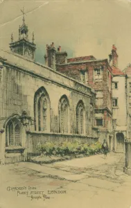 Images Dated 22nd May 2013: Cliffords Inn Fleet Street, London. Artist: Joseph Pike