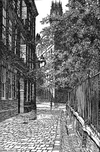 Cliffords Inn Gallery: Cliffords Inn, Looking North, 1903