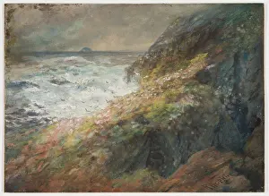 Granite Prints: From the Cliffs of Ailse, Ayrshire, between 1860 and 1909. Creator: Robert Hopkin