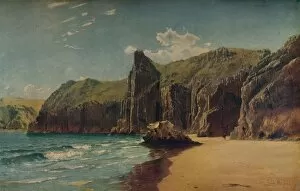 Cecil Reginald Gallery: Cliffs at Barlow, c1877. Artist: John Mogford