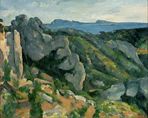 Banks Prints: Cliffs in L'Estaque, 1882-1885