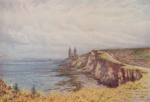William Biscombe Prints: The Cliffs at Reculver, 1910. Artist: William Biscombe Gardner