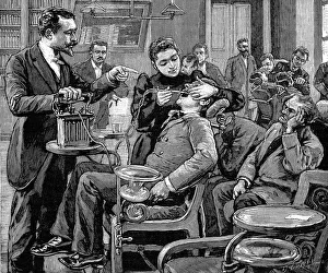 Clinic at the School of Dentistry, Paris, 1892