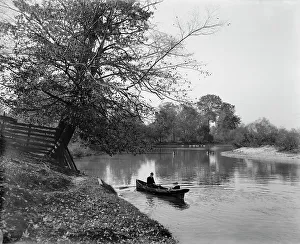 Riverfront Prints: Clinton River, Mt. Clemens, between 1880 and 1899. Creator: Unknown
