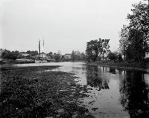 Clinton River near Market St. Mt. Clemens, between 1880 and 1899. Creator: Unknown