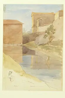 Jw Giles Prints: Clitunno, 1824. Creator: James William Giles