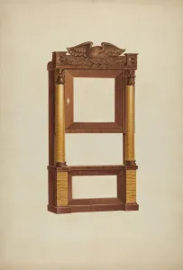 Tall Clock Prints: Clock, 1935 / 1942. Creator: Lorenz Rothkrantz
