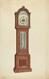 Clock, c. 1935. Creator: Nicholas Gorid