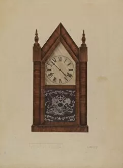 Edith Miller Gallery: Clock, c. 1937. Creator: Edith Miller